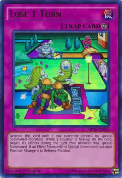 Lose 1 Turn - MP16-EN034 - Ultra Rare - 1st Edition - Yugioh - Image 1