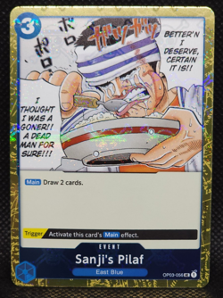 2024 One Piece PRB-01 English Sanji’s Pilaf Jolly Roger OP03-056 - Image 1