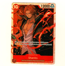 Shanks OP09-004 Premium Booster Reprint Foil Super Rare One Piece Trading Card - Image 1