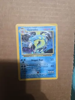 Pokemon Gyarados Holo Rare TCG Card Base Set 6/102 - Image 1
