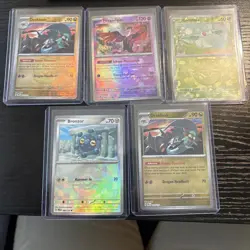 Pokemon Card Lot 5 Prismatic EN Master Balls bronzor drakloak fezandipiti - Image 1
