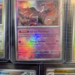 Pokemon Card Lot 5 Prismatic EN Master Balls bronzor drakloak fezandipiti - Image 5