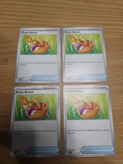 Picnic Basket 184/198 4x x4 Pokemon Cards Scarlet & Violet Base Set 2023 Playset - Image 1