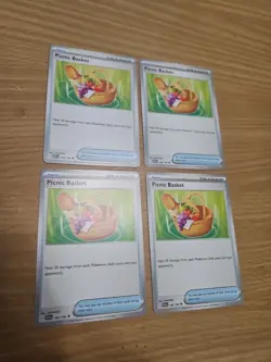 Picnic Basket 184/198 4x x4 Pokemon Cards Scarlet & Violet Base Set 2023 Playset - Image 2