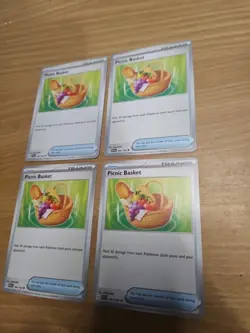Picnic Basket 184/198 4x x4 Pokemon Cards Scarlet & Violet Base Set 2023 Playset - Image 3