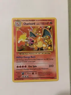 Pokemon TCG Charizard 11/108 Evolutions Holo Card 2016 LP Condition - Image 1