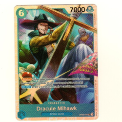 Dracule Mihawk OP09-048 Premium Booster Reprint Foil One Piece Trading Card - Image 1