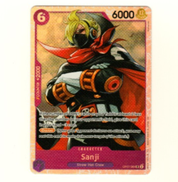 Sanji OP07-064 Premium Booster Reprint Foil Super Rare One Piece Trading Card - Image 1