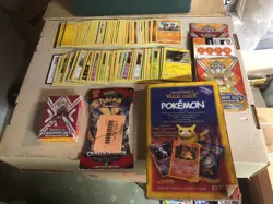 Pokemon Lot 177 Total Cards 2018/2019 incl. Unopened Packs - Image 1