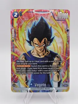 Bandai Vegeta FB05-038 SR* alt art Super Rare Foil Dragon Ball Super Card Game - Image 1