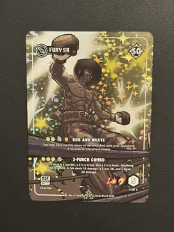 Dead World TCG Fury Sr 194/184 SR Borderless Holo Card Kickstarter 2025 - Image 1