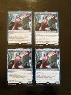 Kitsune, Dragon’s Daughter X4X NM/M Teenage Mutant Ninja Turtles TMT Magic MTG - Image 1