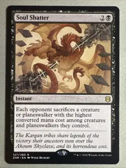 MTG / Soul Shatter / ZNR / #127 / Regular / Rare / NM - Image 1
