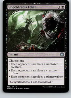 Sheoldred’s Edict* | Phyrexia: All Will Be One ONE 108 | NM | MTG - Image 1