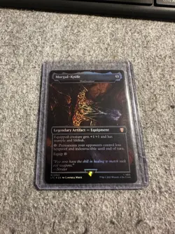 1x Morgul-Knife (Shadowspear) (353) ~~ Borderless - Foil NM-Mint, English Comman - Image 1