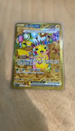 Pikachu ex Hyper Rare SV08: Surging Sparks 247/191 NM Holofoil Pokemon - Image 1