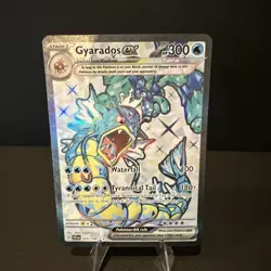 Gyarados ex 225/198 Scarlet and Violet Base Ultra Rare Full Art Pokemon - Image 1
