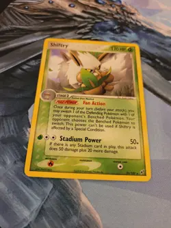 Pokemon TCG Shiftry 25/107 EX Deoxys Rare - MP - Image 2