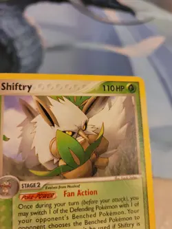 Pokemon TCG Shiftry 25/107 EX Deoxys Rare - MP - Image 4