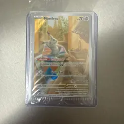 Mimikyu Black Star Promo 075 Sealed Pokemon Center Exclusive Stamp - Image 1