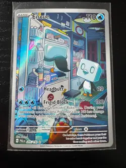 Pokemon Eiscue 205/193 Sv02: Paldea Evolved Illustration Rare Full Art Holo NM - Image 1