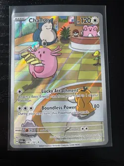 Chansey 187/167 Illustration Rare IR – Twilight Masquerade – Near Mint – Pokemon - Image 1