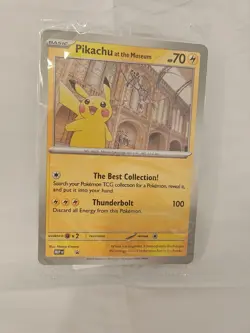 Pikachu At The Museum [Jumbo] Pokemon Promo - Image 1
