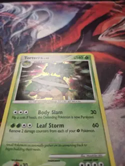 Torterra Lv.45 Cosmos Holo Rare 17/130 Diamond & Pearl Pokemon 2007 MP - Image 2