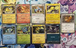 Pokemon Cosmos Holo Lot Of 9 Pack Fresh Inc. Eevee, Flareon, Vaporeon NM - Image 1