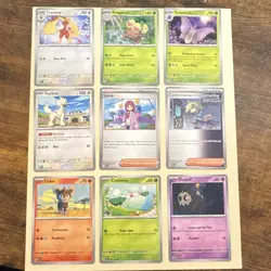 Pokemon Lopunny, Exeggutor, Venomoth & Furfrou Card Lot (9) English Nintendo - Image 1