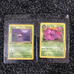 Grimer & Dark Muk 1st Edition Evolution lot Pokemon cards vintage - Image 1