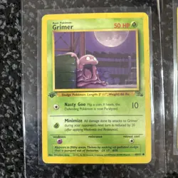 Grimer & Dark Muk 1st Edition Evolution lot Pokemon cards vintage - Image 2