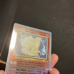 Pokemon TCG WOTC Legendary Collection Ninetales 17/110 Reverse Holo NM - Image 4