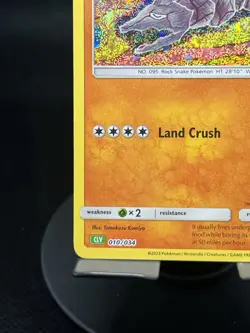 Pokemon Card Onix 010/034 Classic Collection NM - Image 5