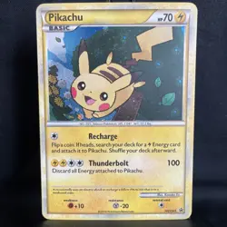 Pokemon TCG: 2010 HGSS Black Star Promo Pikachu HGSS03 LP ‘Special’ Swirl - Image 1