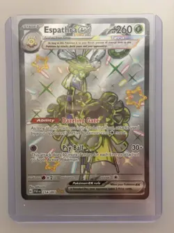 Espathra ex, Pokemon SV: Paldean Fates Shiny Ultra Rare, 214/091 NM 214/091 - Image 1