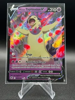 Hisuian Typhlosion V 053/189 Swsh10: Astral Radiance Holo Pokemon TCG - Image 1
