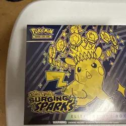 Pokemon TCG Surging Sparks Elite Trainer Box ETB NEW Sealed - Image 1
