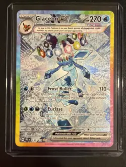 Pokemon Glaceon ex Special Illustration Rare Holo 150/131 Sv: Prismatic Evoluti… - Image 1