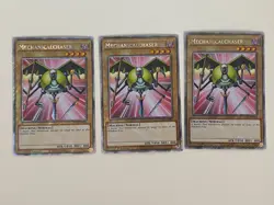 Yugioh Mechanicalchaser x 3 - 1st Edition Platinum Secret Rare NM - Free Holo B - Image 1