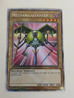 Yugioh Mechanicalchaser x 3 - 1st Edition Platinum Secret Rare NM - Free Holo B - Image 2