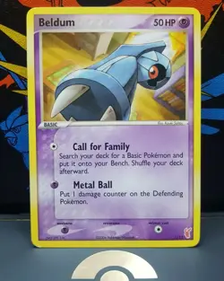 Beldum 1/12 Minun Plusle Trainer Kit 2006 Excellent Eng Pokemon TCG Card - Image 1