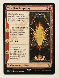 The First Eruption Dominaria Non-Foil MTG NM - Image 1