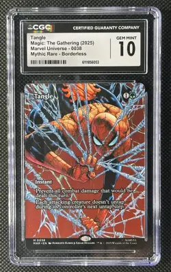 2025 Magic: The Gathering MTG Marvel Spider-Man Tangle #0038 CGC 10 - Image 1