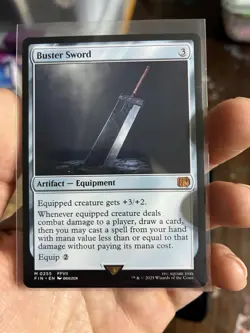 Buster Sword Final Fantasy Regular MTG Magic The Gathering - Image 1