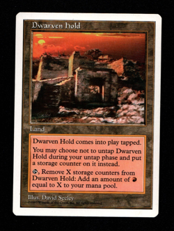 MTG Dwarven Hold NM 5th Ed. Magic the Gathering ~ Free Ship ~ - Image 1