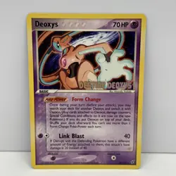 Deoxys 16/107 Destiny Deoxys Movie Promo Stamped Pokemon Card LP Pokemon - Image 1
