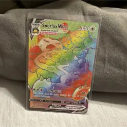 Pokemon Snorlax VMAX Secret Rare Full Art Holo 206/202 Sword & Shield 2020 - Image 1