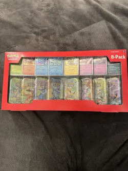 Pokemon TCG Prismatic Evolution 8-Pack Mini Tins BRAND NEW SEALED Costco Promo - Image 1