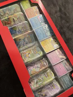 Pokemon TCG Prismatic Evolution 8-Pack Mini Tins BRAND NEW SEALED Costco Promo - Image 2
